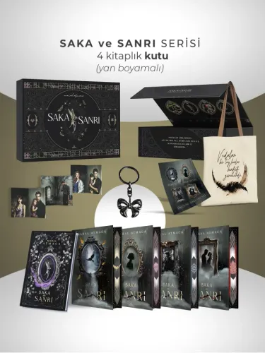 SET - SAKA VE SANRI SERİSİ (4 KİTAP ) - YAN BOYAMALI