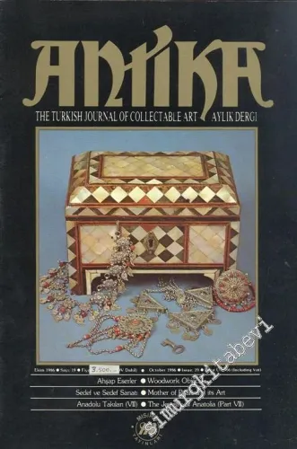 Antika Aylık Dergi -The Turkish Journal of Collectable Art - Ekim 1986; Sayı: 19