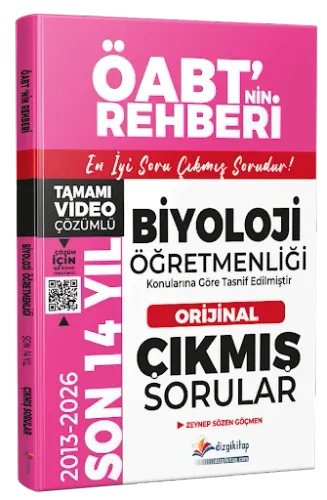 Dizgi Kitap Yayınları 2027 MEB-AGS ÖABT Biyoloji Öğretmenliği Son 14 Y