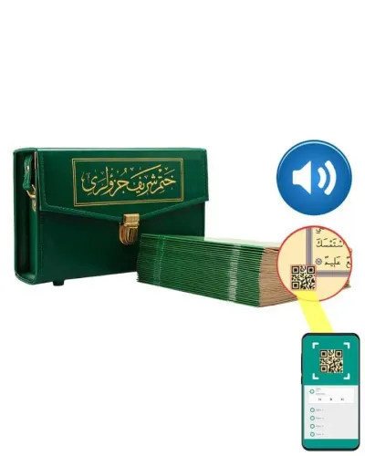 Cami Boy 30 Cüz Kur'an-ı Kerim (Çantalı, Karton Kapak, Yeşil)