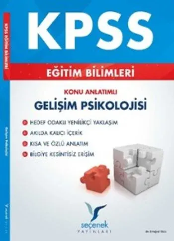 Seçenek KPSS Eğitim Bilimleri Gelişim Psikolojisi Konu Anlatımlı
