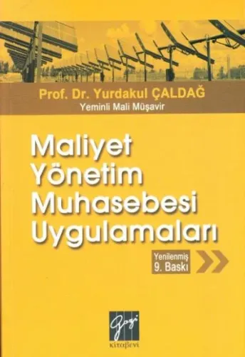 Maliyet Yönetim Muhasebesi Uygulaması