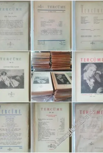 Tercüme Dergisi - Sayı: 1 - 87 (Mayıs 1940 - Temmuz - Eylül 1966) TAKIM -        1940