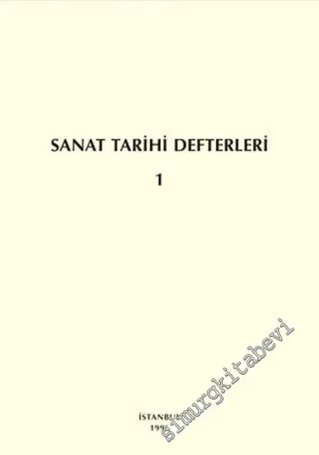 Sanat Tarihi Defterleri 1 -         1996