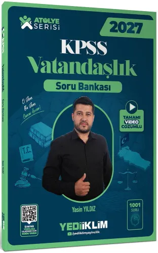 Yediiklim Yayınları 2027 KPSS Atölye Serisi Genel Kültür Vatandaşlık T