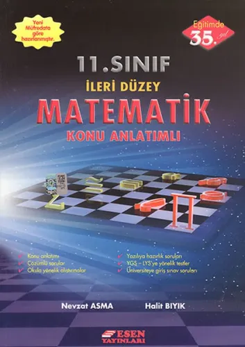 Esen Yayınları 11. Sınıf Matematik Konu Anlatımlı Esen