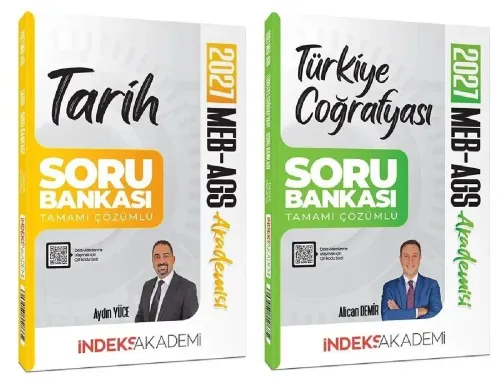 İndeks Akademi 2027 MEB-AGS Tarih ve Türkiye Coğrafyası Soru Bankası 2