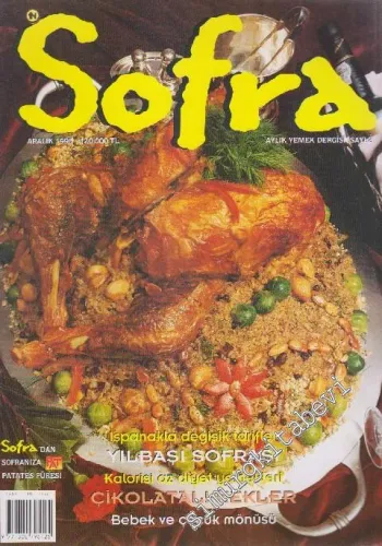 Sofra Aylık Yemek Dergisi - Sayı: 2      Aralık 1995