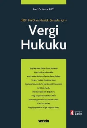 Vergi Hukuku (MYO)
