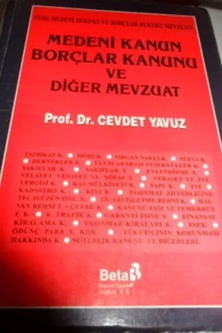Medeni Kanun Borçlar Kanunu ve Diğer Mevzuat