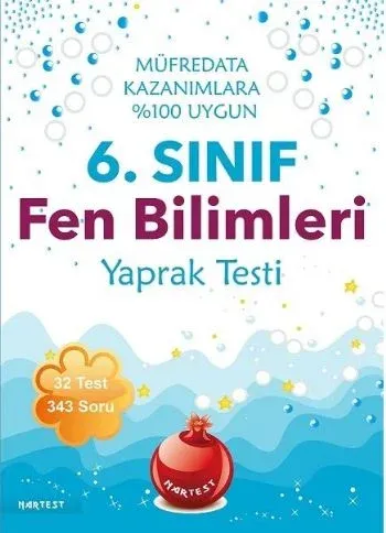 Nar Test 6. Sınıf Fen Bilimleri Yaprak Testi