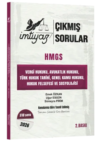 İmtiyaz Yayınları Hakimli HMGS 2026 Vergi Hukuku, Avukatlık Hukuku, Tü