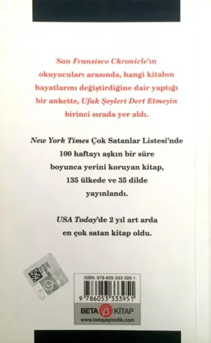 Ufak Şeyleri Dert Etmeyin (cep boy) Dr. Richard Carlson Beta Kitap