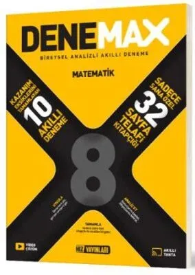 HIZ YAYINLARI 8.SINIF DENEMAX MATEMATİK 10 LU DENEME