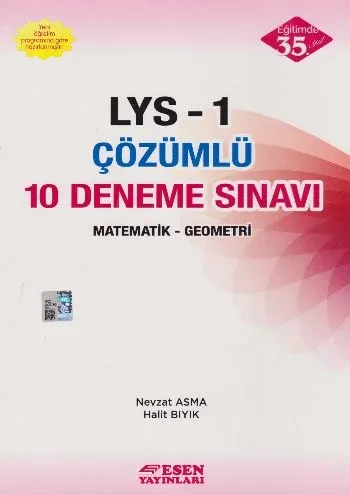 Esen LYS-1 10 Deneme Sınavı [Matematik-Geometri] (Çözümlü)