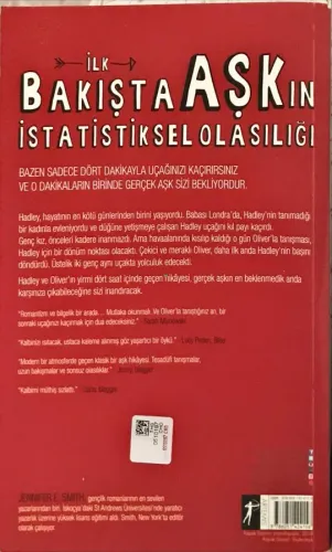 İlk Bakışta Aşkın İstatiksel Olasılığı Jennifer E.Smith Artemis Yayınl