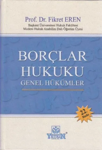 Borçlar Hukuku Genel Hükümler - Ciltli