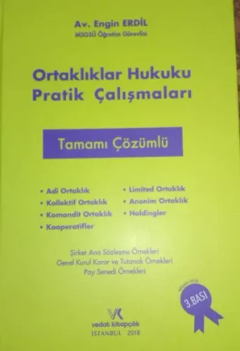 Ortaklıklar Hukuku Pratik Çalışmaları