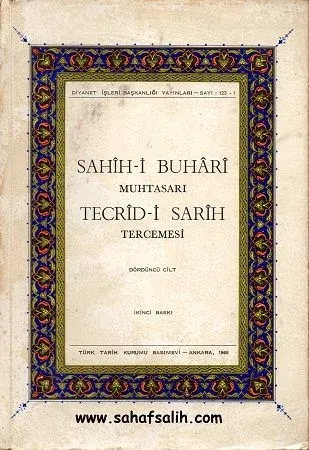 Sahih-i Buhari Muhtasarı Tecrid-i Sarih Tercemesi - Dürdüncü Cilt