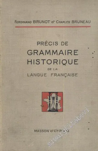 Précis De Grammaire Historique De La Language Française -