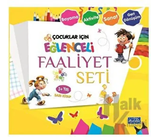 Eğlenceli Faaliyet Seti Sarı Kitap - 3 Yaş Üzeri - Halkkitabevi
