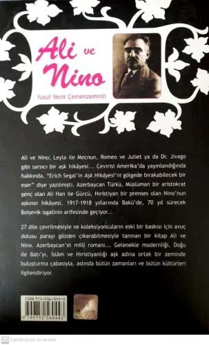 Ali ve Nino Yusuf Vezir Çemenzeminli Kaknüs Yayınları