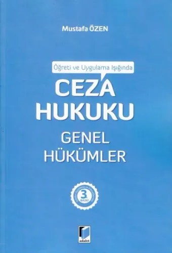 Ceza Hukuku Genel Hükümler