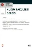 İstanbul Kültür Üniversitesi Hukuk Fakültesi Dergisi Cilt:6 – Sayı:2 Temmuz 2007 1