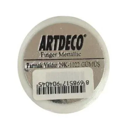 Artdeco Parmak Yaldız Gümüş