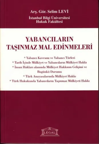 Yabancıların Taşınmaz Mal Edinmeleri