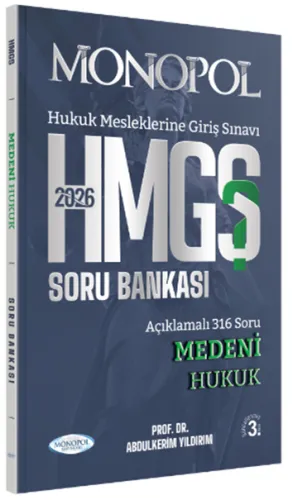 HMGS Medeni Hukuk Soru Bankası Abdülkerim Yıldırım