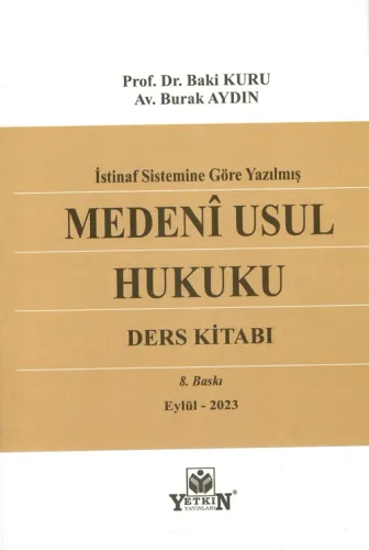 Medeni Usul Hukuku Ders Kitabı (Baki Kuru)