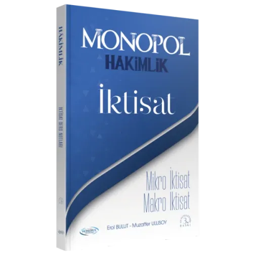 MONOPOL İdari Hakimlik İktisat Ders Notları