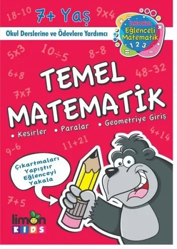 Temel Matematik - İlk Okul Eğlenceli Matematik; Kesirler Paralar Geometriye Giriş