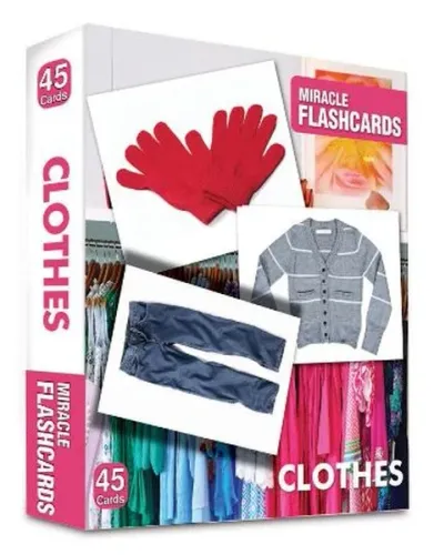 Miracle Flashcards Clothes 45 Cards