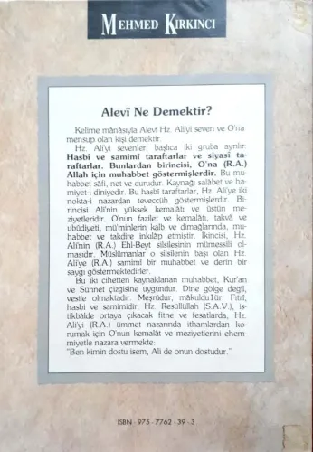 Alevilik Nedir? Mehmed Kırkıncı Zafer Yaynları