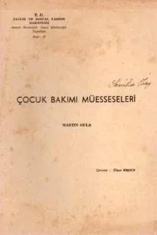 Çocuk Bakımı Müesseseleri