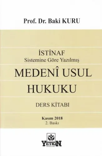Medeni Usul Hukuku Ders Kitabı