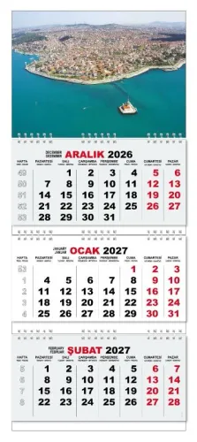 2027 Gemici Duvar Takvimi - Üsküdar