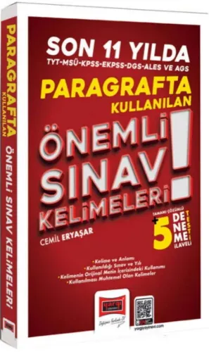 Yargı Yayınları KPSS DGS ALES TYT MSÜ EKPSS AGS Son 11 Yılda Paragraft