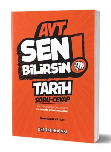 Benim Hocam Yayınları AYT Tarih Sen Bilirsin Soru - Cevap Kitabı Benim Hocam