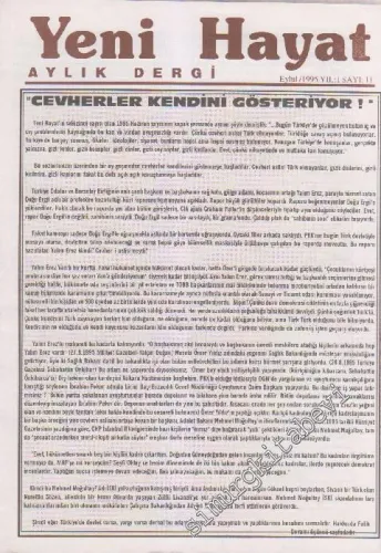 Yeni Hayat Aylık Siyasi Dergi - Sayı: 11    1  Eylül