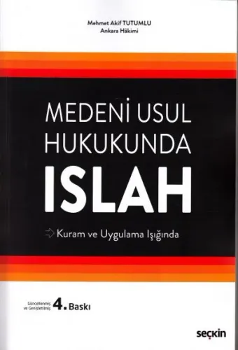 Medeni Usul Hukukunda Islah