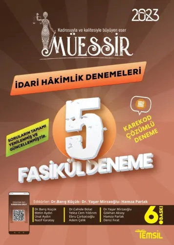 Müessir İdari Hakimlik Denemeleri- CEVAPLI