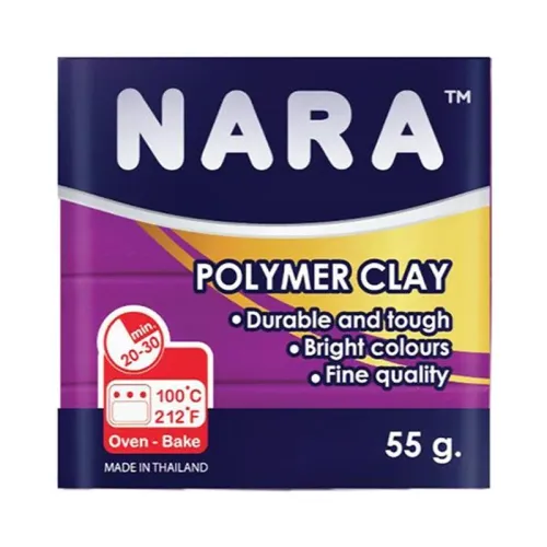 NARA POLYMER CLAY 55gr.DARK PURPLE ( Polimer Kil )