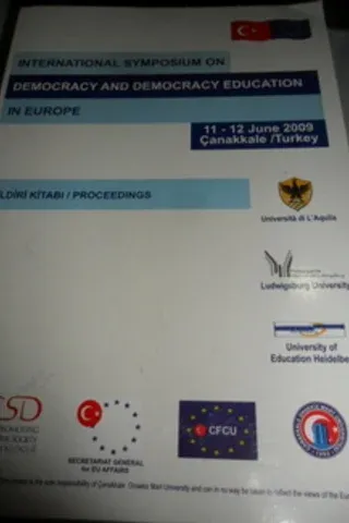 International Symposium On Demcracy And Democracy Education In Europe