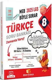 Sinan Kuzucu - 2025/ 8. SINIF LGS Türkçe Soru Bankası