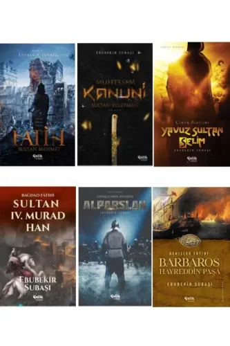 Tarih Serisi 6'lı Set-fatih Sultan Mehmet-yavuz Sultan Selim-Barbaros Hayreddin Paşa