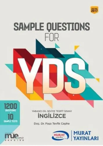 Murat Yayınları Sample Questions for YDS