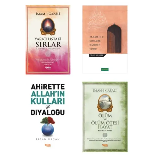 Yaratılıştaki Sırlar-Kıyamet ve Ahiret- Ahirette Allah'ın Kulları İle Diyaloğu 4'lü Set